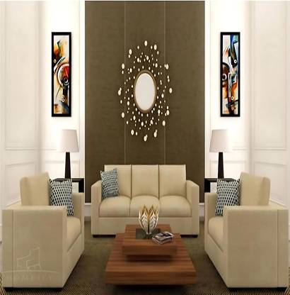 Homeify Poppy 4 Seater Fabric Living Room Sofa Set Fabric 2 + 1 + 1 Sofa Set