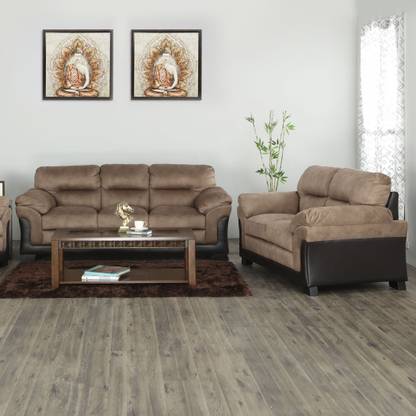 Home Centre Fabric 3 + 2 Sofa Set