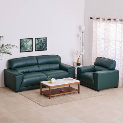 Home Centre Leatherette 3 + 1 Sofa Set