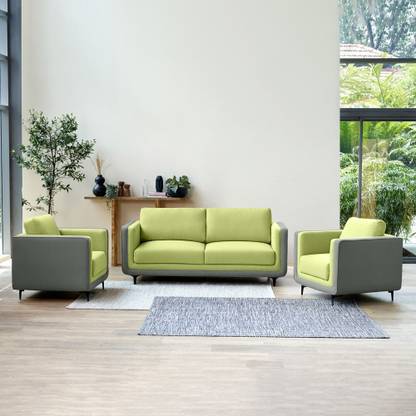 Sleepyhead Mojo Luxury Dual Tone Fabric 3 + 1 + 1 Sofa Set