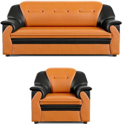 Sekar Lifestyle Polyurethane Series Leatherette 3 + 1 Sofa Set