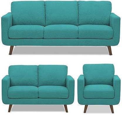 binuu Fabric 3 + 1 + 1 Sofa Set