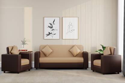 WESTIDO Emporio Fabric 3 + 1 + 1 Sofa Set