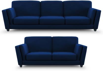 Adorn Homez Cabana Fabric 3 + 2 Sofa Set