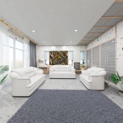 Sekar Lifestyle Butterfly Series Leatherette 3 + 2 + 1 Sofa Set