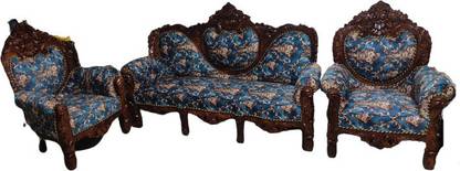 sarhand Solid wood Fabric 3 + 1 + 1 Sofa Set