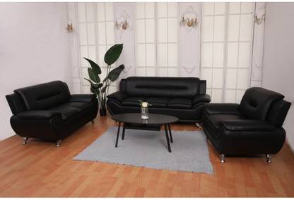 fabrique Visionary Leatherette 3 + 2 + 1 Sofa Set