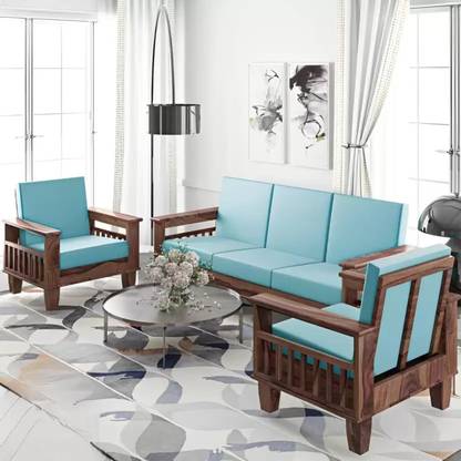 Mooncraft Fabric 3 + 1 + 1 Sofa Set