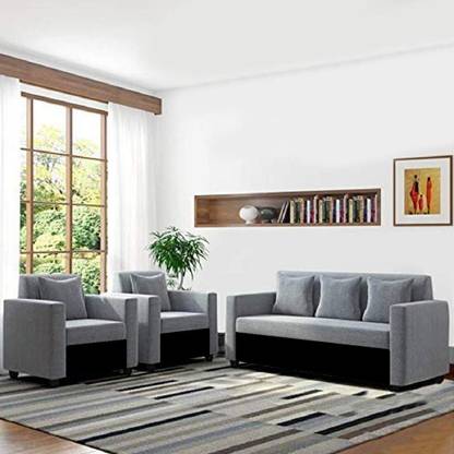 Taash Fabric 3 + 1 + 1 Sofa Set