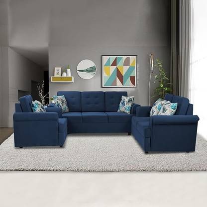 BuyFacturer Kelly Fabric 3 + 2 + 1 Sofa Set
