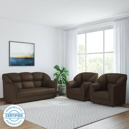 WESTIDO Herald Fabric 3 + 1 + 1 Sofa Set