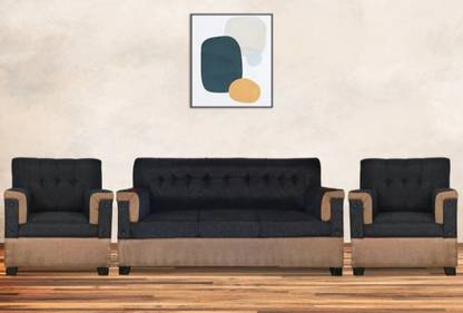 SAM STORE GCML 5 seater Fabric 3 + 1 + 1 Sofa Set