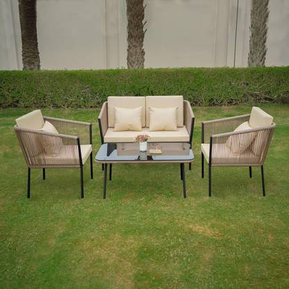 BRISHI Fabric 2 + 1 + 1 Sofa Set