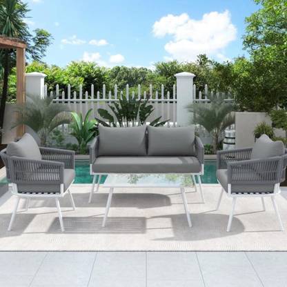 BRISHI Fabric 2 + 1 + 1 Sofa Set