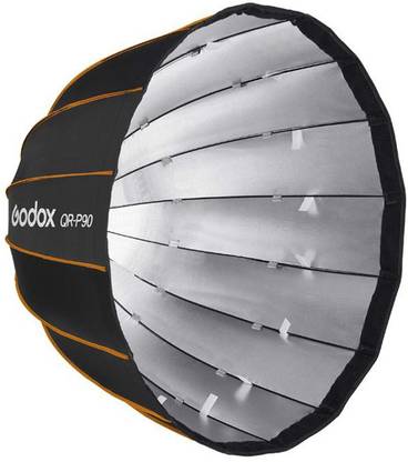 GODOX QR-P90 90CM Quick Release Parabolic Softbox, with Front & Inner Diffuser Octagonal Softbox