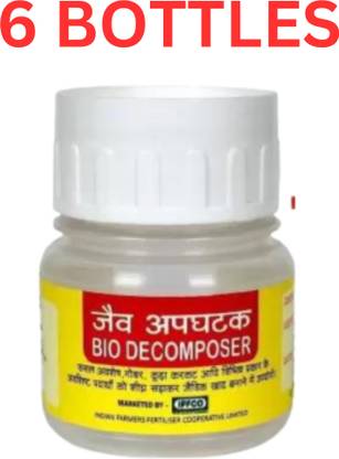 agri Waste Decomposer (Pack of 6) IFFCO Waste Decomposer Organic Bottles Manure