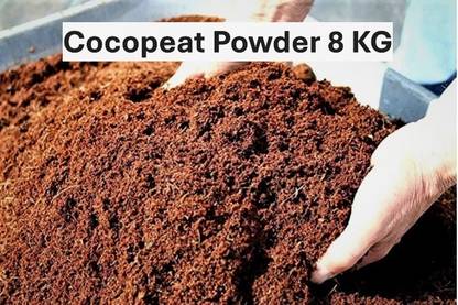 Garden of eiden 100% Organic Loose Ready to use Low EC Cocopeat Soil Manure Soil, Husk
