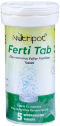 NUTRIPOT Ferti Tab Garden Nutrition (1 pack has 5 Tablets) Manure