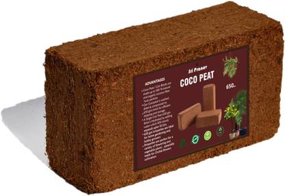SriPranav Pranav's 650 gm CocoPeat Premium Quality .., Expands Upto 10 Ltrs Manure