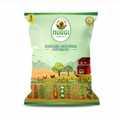 Murgi Compost Potting Soil Mix for Plants Crops Compost Khad Fertilizer for Home Garden Manure