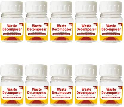 A & V ENTERPRISES Waste Decomposer (Pack of 10) Organic Ncof Decomposer for kitchen & compost Manure