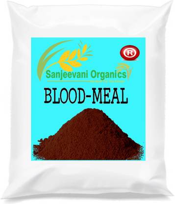 Sanjeevani organics Blood Meal for Home Gardening | Excellent Source of Nitrogen (900 gm) Fertilizer