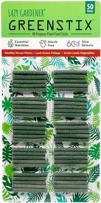 lazy gardener GreenStix - All purpose plant fertilizer for pot plants (50 ) Potting Mixture