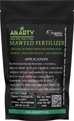 Alkarty ORGANIC SEAWEED GRANUALS FOR PLANTS GROWTH BOOST, FLOWERING , FRUITING Fertilizer