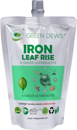 Green Dews IRON LEAF RISE: Greener Leaves, Stronger Plants Manure