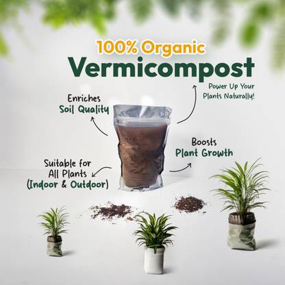 Maan Vermicompost Fertilizer, Manure, Soil, Potting Mixture