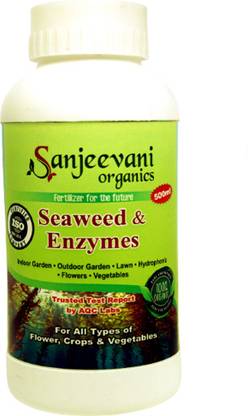 Sanjeevani organics concentrate seaweed extract liquid fertilizer for all plants 50 ml Fertilizer