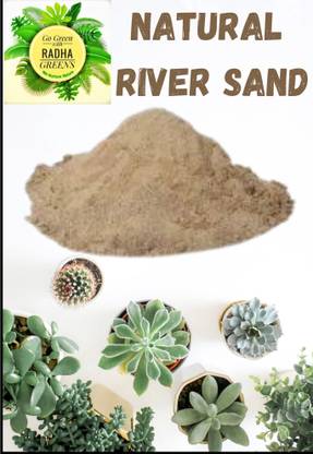 Vedika Collection River Sand 1kg Manure, Potting Mixture, Soil