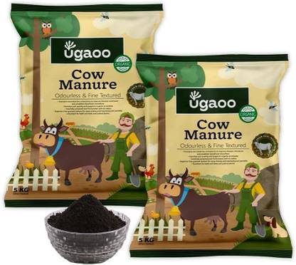 UGAOO Cow Dung Manure Fertilizers for Plants & Home Gardening Manure