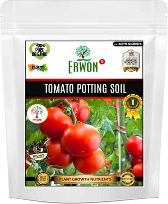 Erwon Tomato Potting Soil Organic Soil Mix For Overall Growth Of Tomato Plant. Potting Mixture