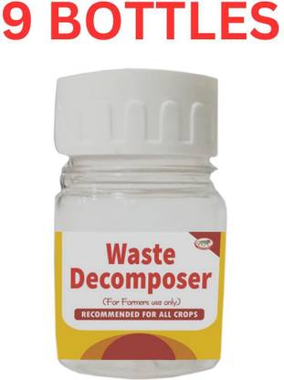 agri Waste Decomposer (Pack of 9) Organic Ncof Decomposer for kitchen & compost maker Manure
