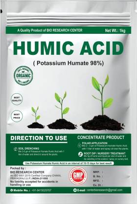Bio Research Center POTASSIUM HUMATE 98%PURE GRADE Manure