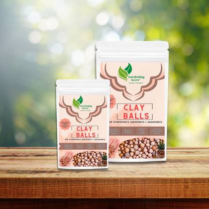 Gardening Grow Clay Balls Premium Expanded Clay Pebbles for Hydroponics and Aquaponics | 3 LTR Fertilizer