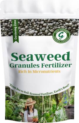 Gardening zone Seaweed Granules Pure Organic Booster Soil Health Enhancer | Micronutrient Rich Fertilizer