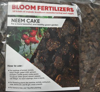 Blooms fertilizer Neem cake 02 Manure, Potting Mixture, Husk, Soil, Fertilizer