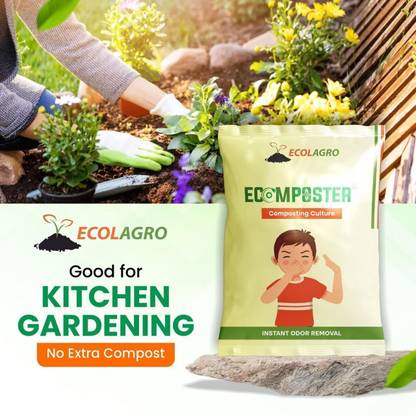 Ecomposter Kitchen Waste Compost Maker Potting Mixture