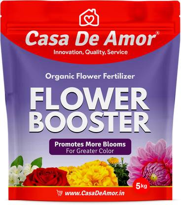 Casa De Amor Flower Booster Special Fertilizer for Flower Plants (5 Kg) Manure, Fertilizer