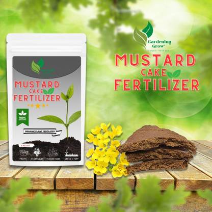 Gardening Grow Mustard Cake Organic Fertilizer for Home Garden Potting Plant Growth Fertilizer