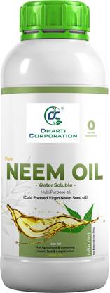 DHARTI CORPORATION Pure Neem Oil for Gardening Spray | Keep Your Plant Healthy | 100% Water Soluble Potting Mixture