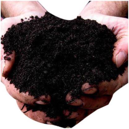 SEEDSART Organic-Soil Potting Mixture " Vermicompost " For Plants , 1 kg pack , xs889 Manure