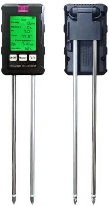 amiciSense 6-in-1 Soil Tester – Ultimate Soil Health Meter with Dual 180mm Probes Soil Test Kit