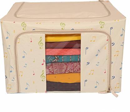 E Solutions WARDROBE ORGANISER/STORAGE BOX-523 (24LITERS) Poly-canvas Laundry Bag