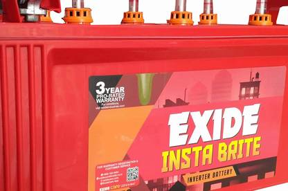EXIDE INDUSTRIES 150Ah Insta Brite Inverter UPS Battery FIB0-IB1500 150AH Lithium Solar Battery