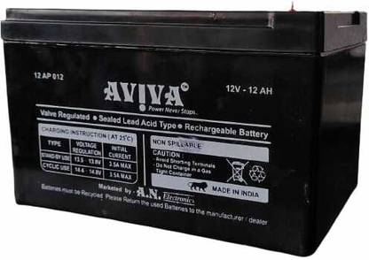 Aviva 12V 12Ah SLA Battery Exide AGM Solar Battery