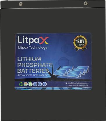 Litpax 100 AH With BMS Lithium Solar Battery