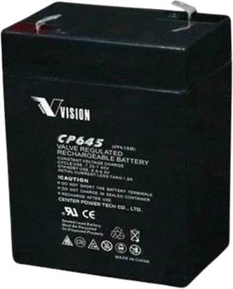 VISAN Model : CP645-6V 4.5 AH SMF Battery (Medical Application, Ventilator battery) Lithium Solar Battery